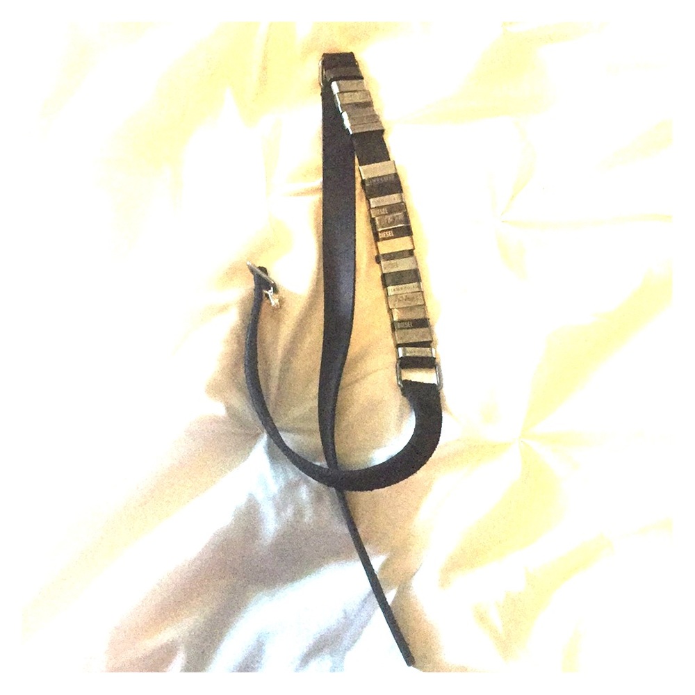 Diesel leather belt